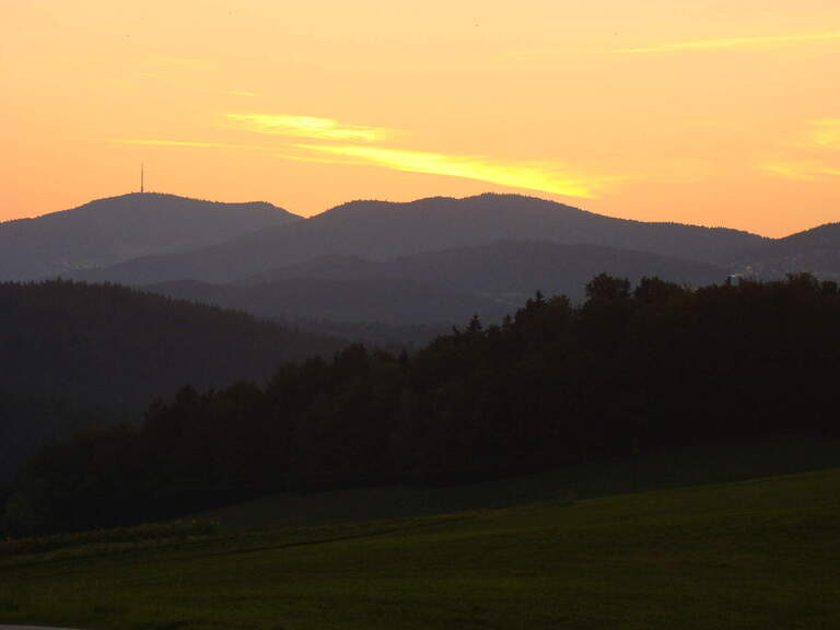 Sonnenaufgang in Schöllnach Sonnenaufgang in Schöllnach