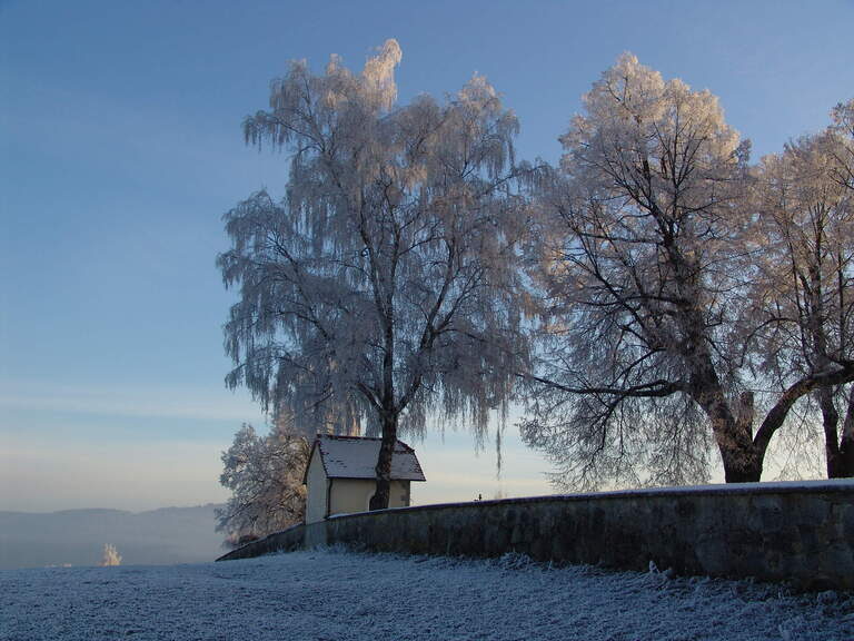 Kapelle im Winter in der Sonnenwaldregion Schöllnach Kapelle im Winter Sonnenwaldregion Schöllnach